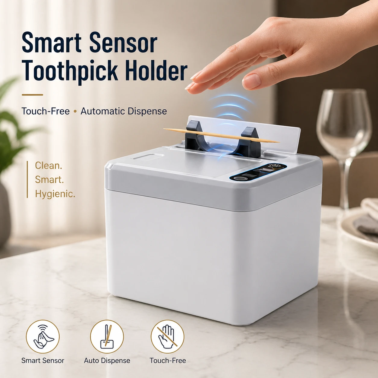 Smart Sensor Toothpick Holder Smart Sensor Toothpick Holder - Image 1